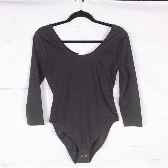 🛍 Zenana Outfitters 3/4 SLEEVE SCOOP BODYSUIT - Picture 2 of 3